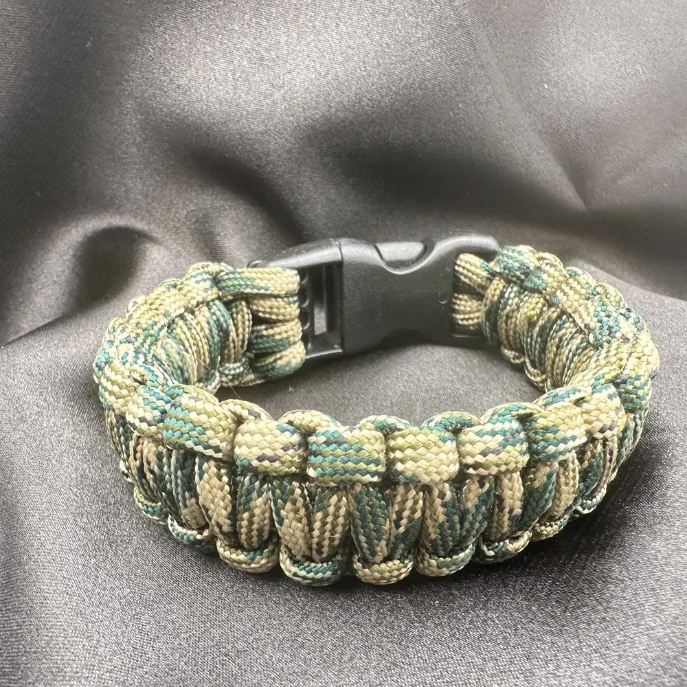 Vintage 90 Outdoor Paracord Survival Bracelet Unisex Classic Fashion Jewelry
